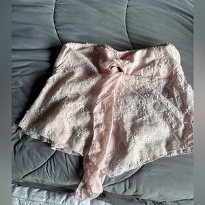 Pink Mesh Top